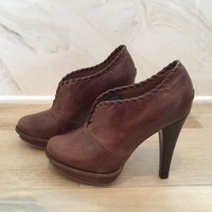 UGG high heel ankle boots, size 8